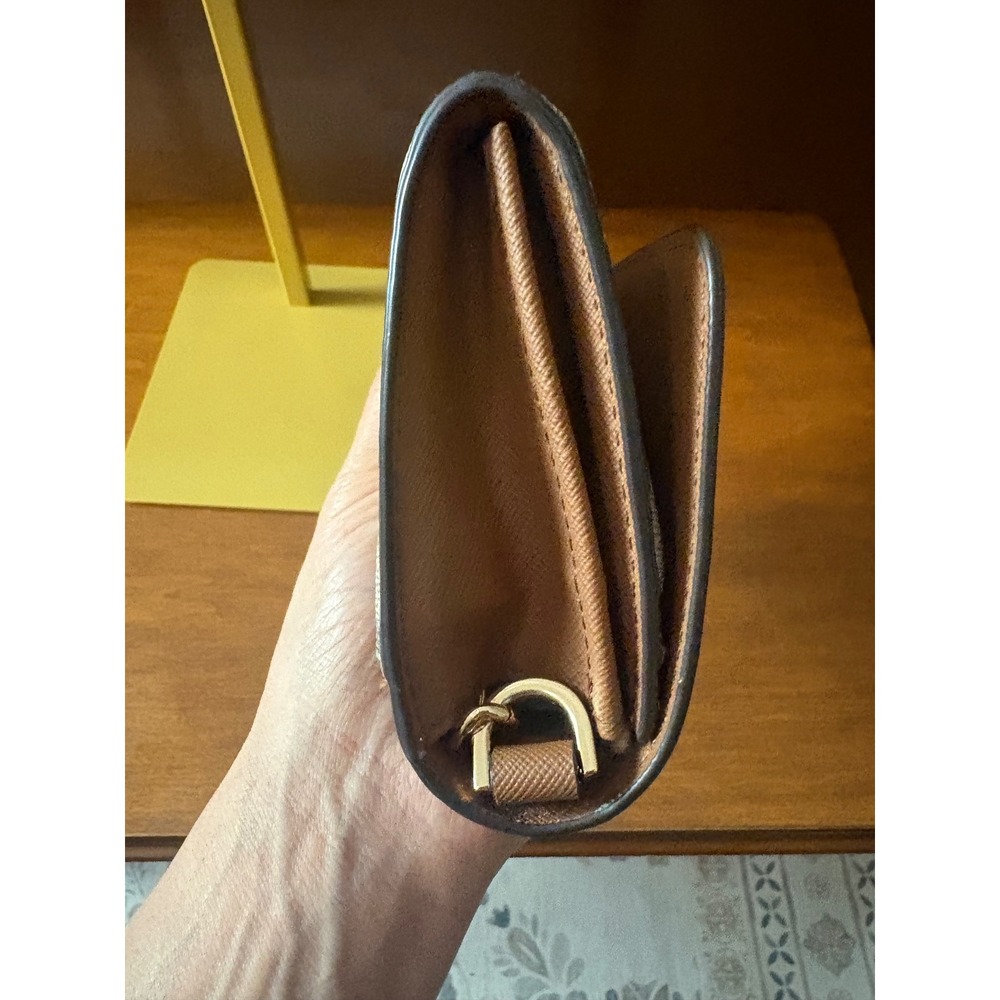 Michael Kors Logo Wallet on Chain Crossbody Saffiano &‎ MK Canvas - Picture 7 of 9